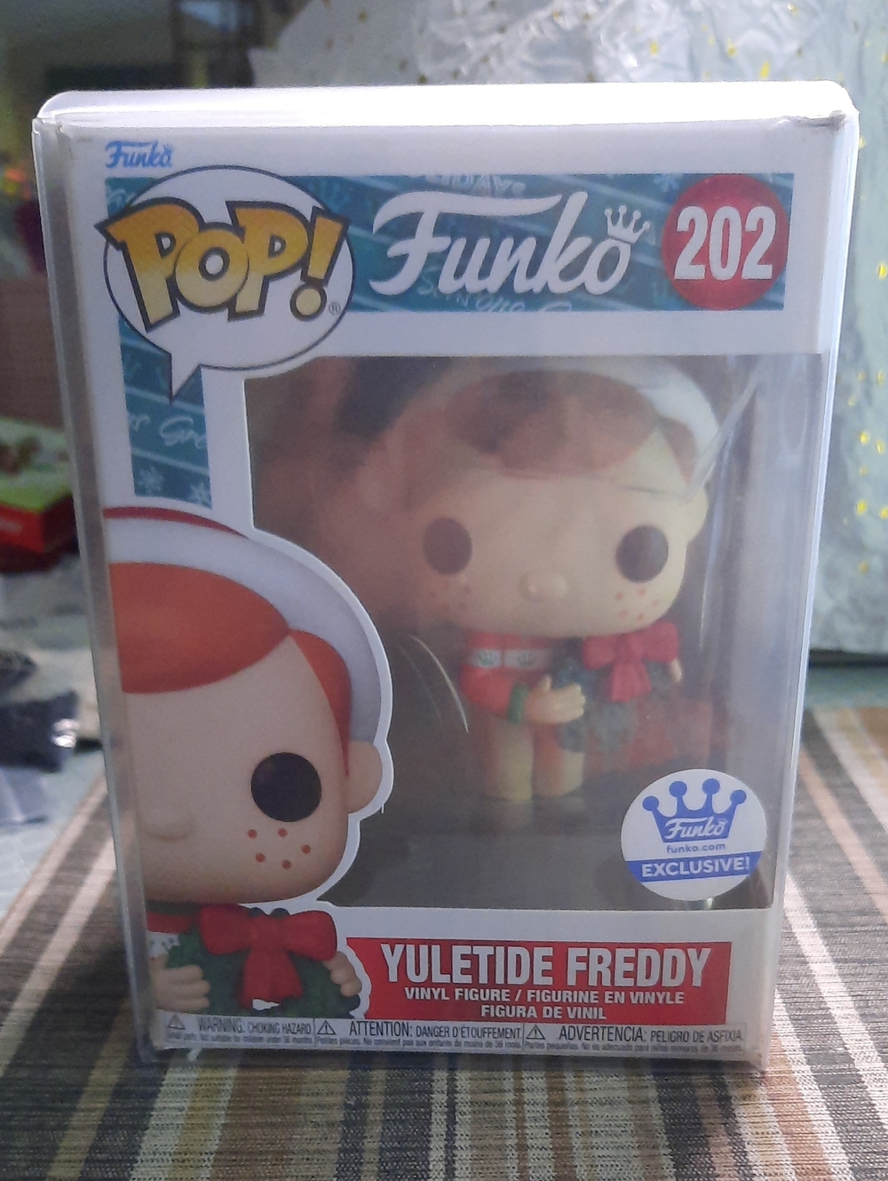 Funko Yuletide Freddy Pop! Figure - Red, White, Green